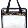 Fashion See Thru Transparent Tote Satchel