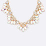 Marquis Flower Crystal Statement Necklace Set