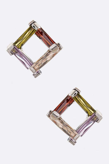 Cubic Zirconia Designed Earrings