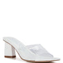 Eugnie Clear Straps Block Heeled Sandals