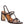 Two Strings Slingback Mid Heel Block Sandals