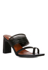 Follow Me Mid Block Heel Sandals