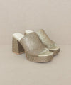 OASIS SOCIETY Crystal - Sparkling Platform Slide