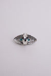 Western Style Turquoise Marquise Cut Ring