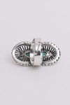 Western-inspired Marquise Turquoise Stone Ring