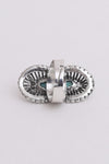Western-inspired Marquise Turquoise Stone Ring