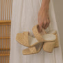 OASIS SOCIETY Kayla - Raffia Sandal Heel