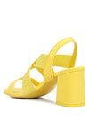 Bons Comfortable Straps Block Heel Sandals