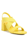 Bons Comfortable Straps Block Heel Sandals