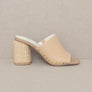OASIS SOCIETY Serena - Studded Raffia Slide Heel