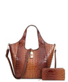 2-IN-1 Alligator Crocodile Satchel Shoulder