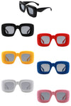 Square Irregular Chic Chunky Fashion Sunglasses