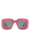 Square Irregular Chic Chunky Fashion Sunglasses