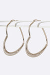 Stainless Steel Iconic Heart Shape Hoop Earrings