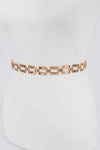 Square Link Fashion Chain Belt