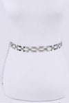 Square Link Fashion Chain Belt