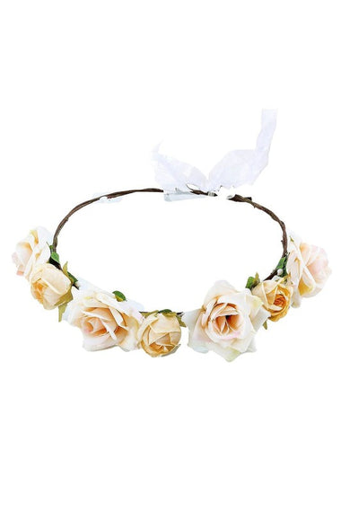Boho Flower Floral Crown Wreath S17