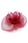 Flower Mesh Flapper Fascinator s9