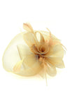 Flower Mesh Flapper Fascinator s9