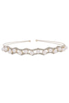 Zigzag Pears Bridge Rhinestone Head Band