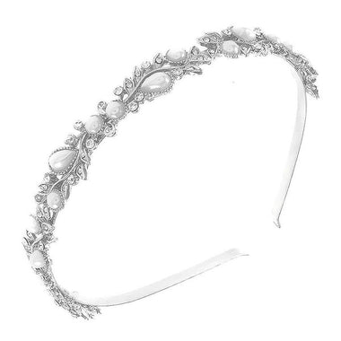 Big Pearls Deco Rhinestone Headband