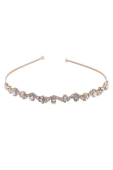 Asymmetry Rhinestone Head Band