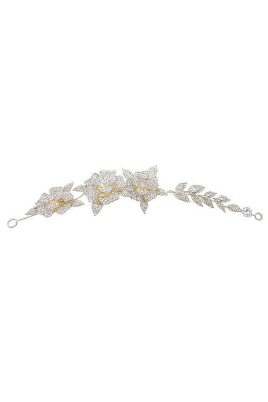 3D Rose Rhinestone Hair Deco Band