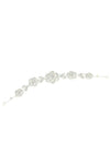 Rose Detail Rhinestone Flexible Hair Deco Band