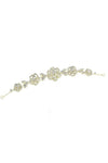 Rose Detail Rhinestone Flexible Hair Deco Band