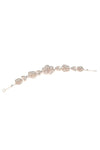 Rose Detail Rhinestone Flexible Hair Deco Band