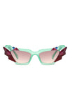 Geometric Irregular Cat Eye Fashion Sunglasses