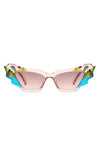 Geometric Irregular Cat Eye Fashion Sunglasses