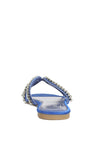 Mezzie Dimante Strap Flat Sandals