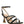 SERLING Open Square Toe Spool Heel Sandals