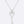 Cubic Zirconia Petite Key Pendant Necklace