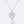 Mother Of Pearl Key Pendant CZ Necklace