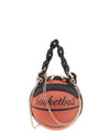 Basketball Round Link Handle Crossbody Bag