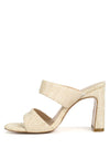 Alodia Slim Block Heel Sandals