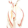 Plain Outline Real Silky Feel Square Scarf