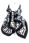 E Real Silky Feel Square Scarf