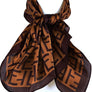 E Real Silky Feel Square Scarf