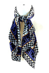 E T Real Silky Feel Square Scarf