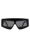 Rectangle Oversize Square Flat Top Sunglasses