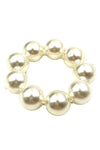 Single Lines Faux Pearls Elastic Stretch Bracelet