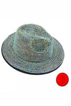 Bling Chip Stone 2 Tone Fedora Hat