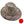 Bling Chip Stone 2 Tone Fedora Hat
