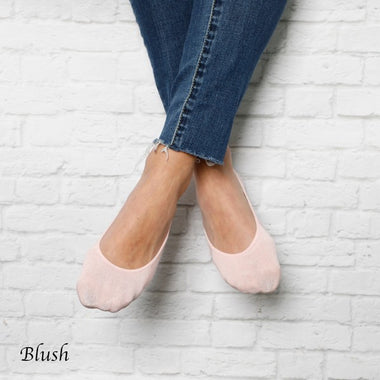 No Show Socks-Blush