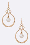 Culture Pearl Drop Fashion Earrings