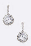 Cubic Zirconia Post Earrings