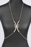 Butterfly Iconic Rhinestone Bra Chain